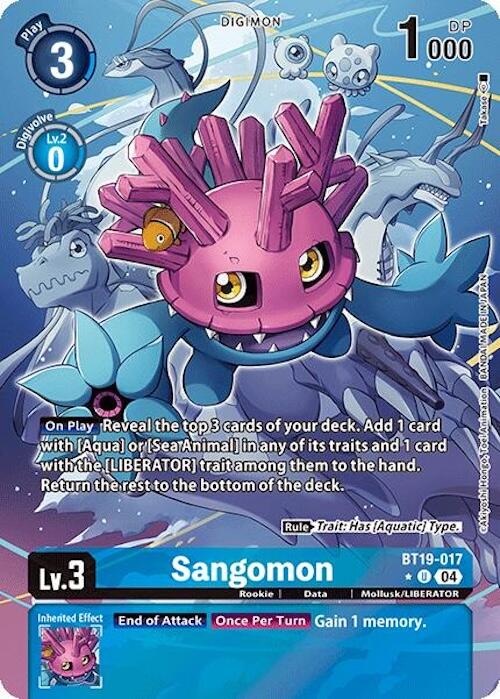 Sangomon [BT19-017] (Alternate Art) [Release Special Booster 2.0] | Shuffle n Cut Hobbies & Games