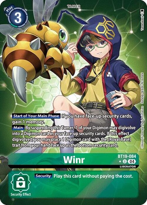 Winr [BT19-084] (Alternate Art) [Release Special Booster 2.0] | Shuffle n Cut Hobbies & Games