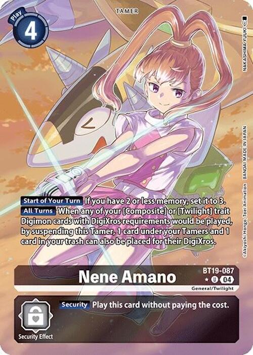 Nene Amano [BT19-087] (Alternate Art) [Release Special Booster 2.0] | Shuffle n Cut Hobbies & Games