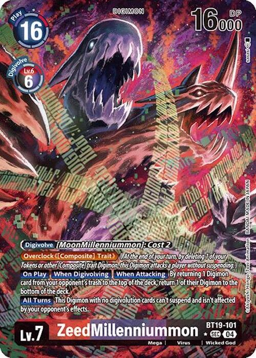 ZeedMillenniummon [BT19-101] (Alternate Art) [Release Special Booster 2.0] | Shuffle n Cut Hobbies & Games