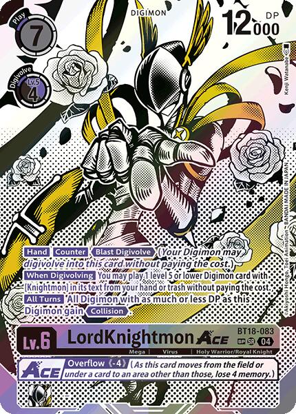 LordKnightmon ACE [BT18-083] (Textured) [Release Special Booster 2.0] | Shuffle n Cut Hobbies & Games