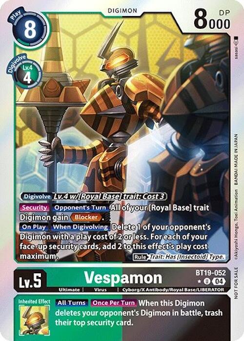 Vespamon [BT19-052] (Release Special Booster 2.0: Box Promotion Pack) [Release Special Booster 2.0] | Shuffle n Cut Hobbies & Games