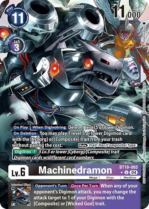 Machinedramon [BT19-065] (Release Special Booster 2.0: Box Promotion Pack) [Release Special Booster 2.0] | Shuffle n Cut Hobbies & Games