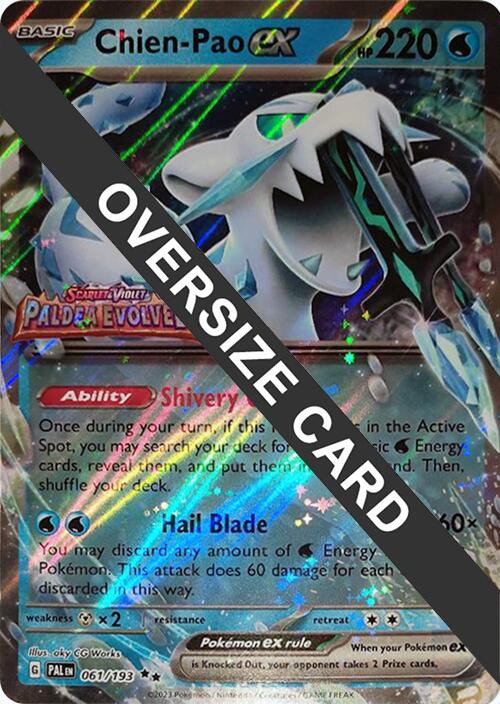 Chien-Pao ex (061/193) (Jumbo) [Scarlet & Violet: Black Star Promos] | Shuffle n Cut Hobbies & Games