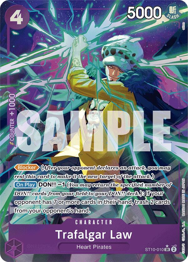 Trafalgar Law (ST10-010) (Alternate Art) [Premium Booster -The Best-] | Shuffle n Cut Hobbies & Games