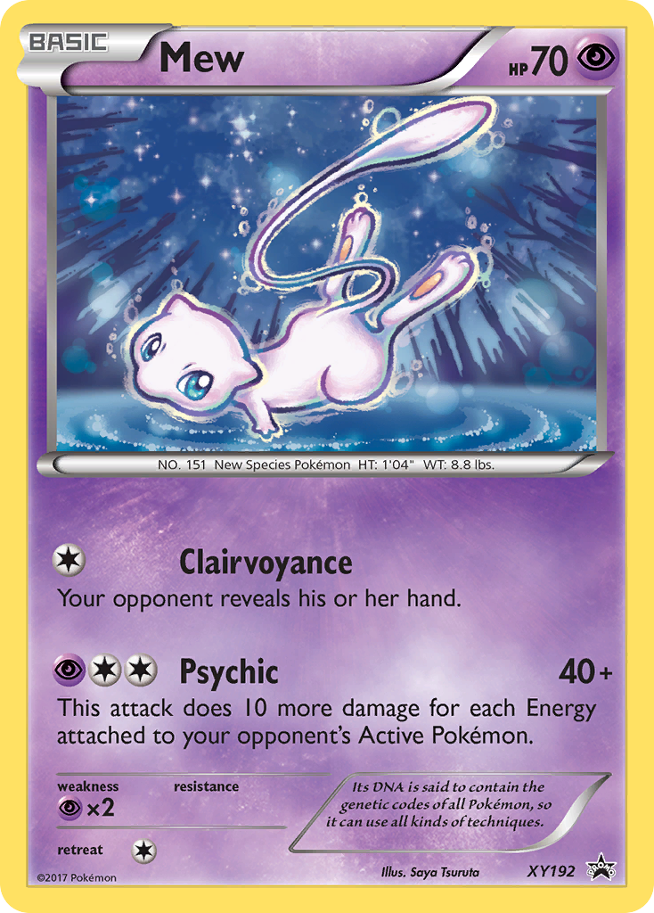 Mew (XY192) [XY: Black Star Promos] | Shuffle n Cut Hobbies & Games