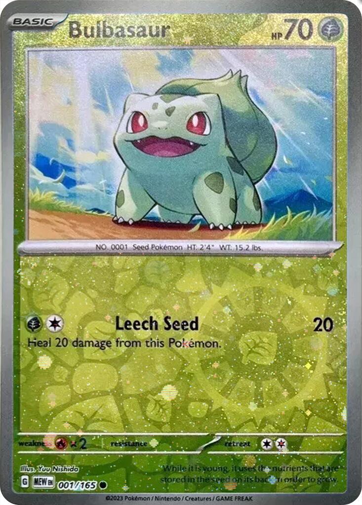 Bulbasaur (001/165) (Cosmos Holo) (Costco Exclusive) [Miscellaneous Cards] | Shuffle n Cut Hobbies & Games