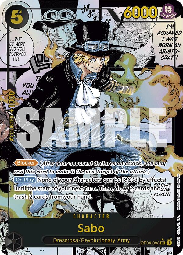 Sabo (OP04-083) (Manga) [Premium Booster -The Best-] | Shuffle n Cut Hobbies & Games