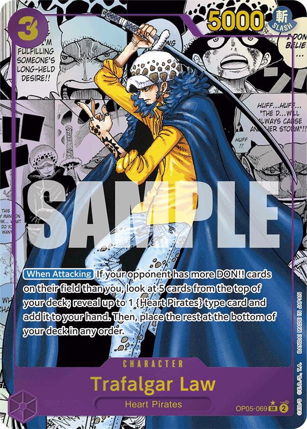 Trafalgar Law (OP05-069) (Manga) [Premium Booster -The Best-] | Shuffle n Cut Hobbies & Games