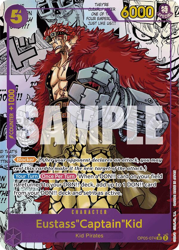 Eustass"Captain"Kid (OP05-074) (Manga) [Premium Booster -The Best-] | Shuffle n Cut Hobbies & Games