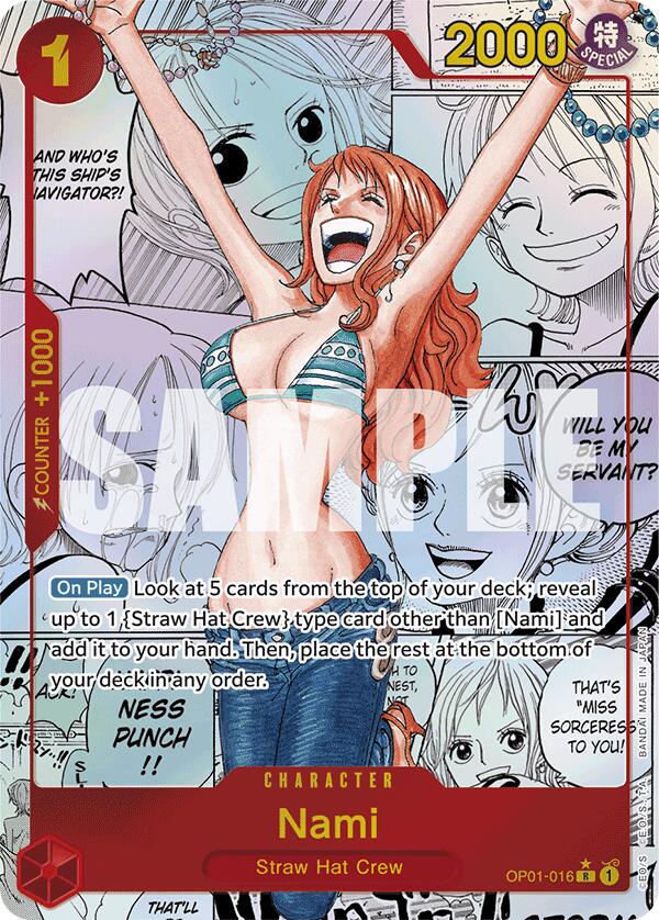 Nami (OP01-016) (Manga) [Premium Booster -The Best-] | Shuffle n Cut Hobbies & Games