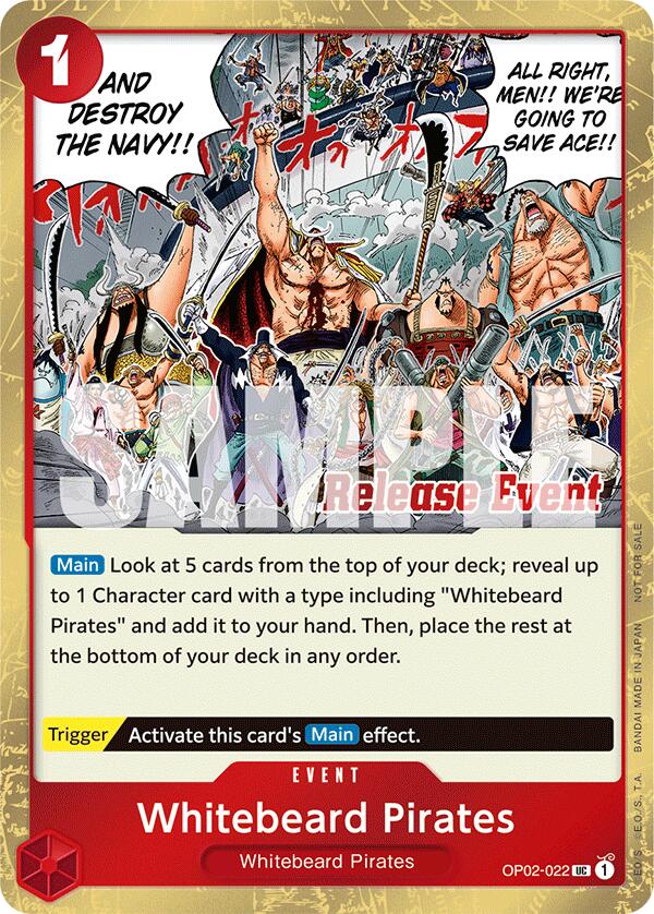 Whitebeard Pirates (ST15 - ST20 Release Event Winner Pack) [One Piece Promotion Cards] | Shuffle n Cut Hobbies & Games