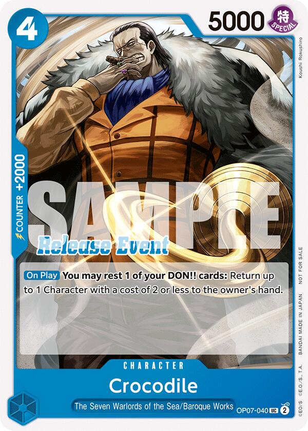 Crocodile (ST15 - ST20 Release Event Pack) [One Piece Promotion Cards] | Shuffle n Cut Hobbies & Games