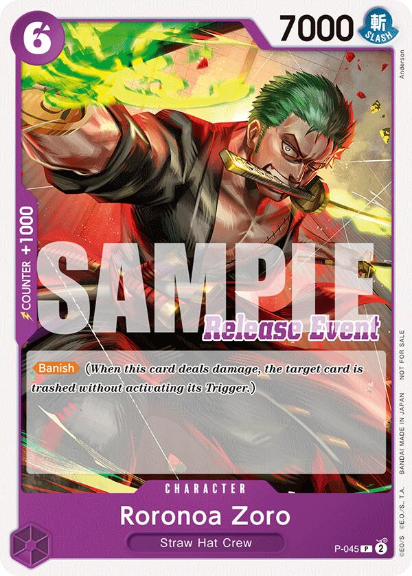 Roronoa Zoro (ST15 - ST20 Release Event Pack) [One Piece Promotion Cards] | Shuffle n Cut Hobbies & Games