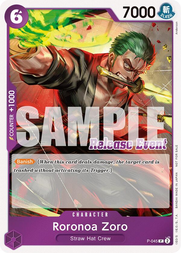 Roronoa Zoro (ST15 - ST20 Release Event Winner Pack) [One Piece Promotion Cards] | Shuffle n Cut Hobbies & Games