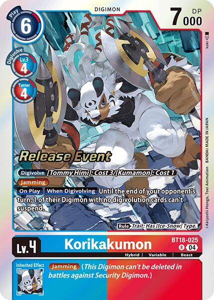 Korikakumon [BT18-025] [Release Special Booster 2.0 Pre-Release Cards] | Shuffle n Cut Hobbies & Games