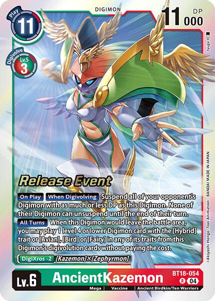 AncientKazemon [BT18-054] [Release Special Booster 2.0 Pre-Release Cards] | Shuffle n Cut Hobbies & Games