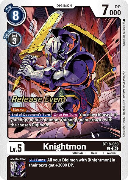 Knightmon [BT18-069] [Release Special Booster 2.0 Pre-Release Cards] | Shuffle n Cut Hobbies & Games