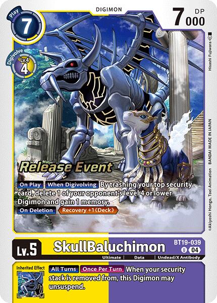 SkullBaluchimon [BT19-039] [Release Special Booster 2.0 Pre-Release Cards] | Shuffle n Cut Hobbies & Games