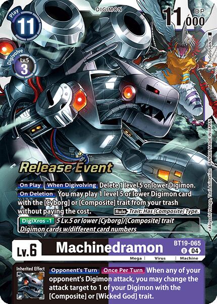 Machinedramon [BT19-065] [Release Special Booster 2.0 Pre-Release Cards] | Shuffle n Cut Hobbies & Games