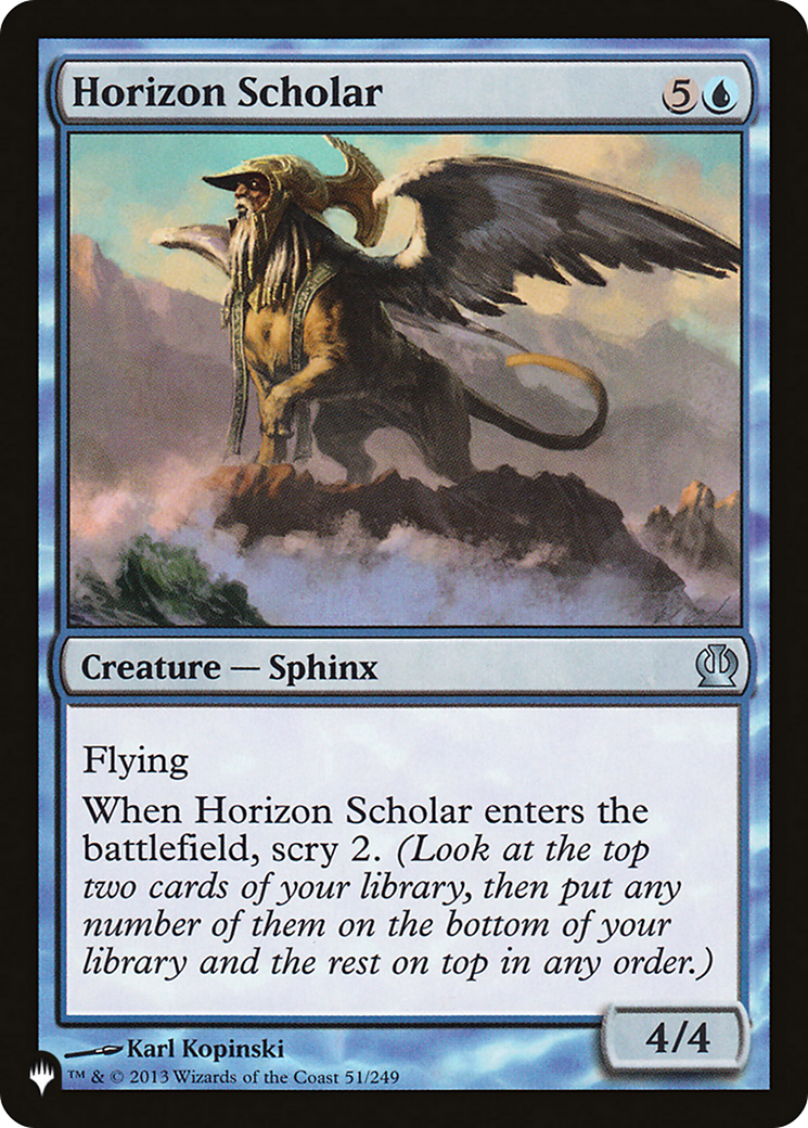 Horizon Scholar [The List] | Shuffle n Cut Hobbies & Games