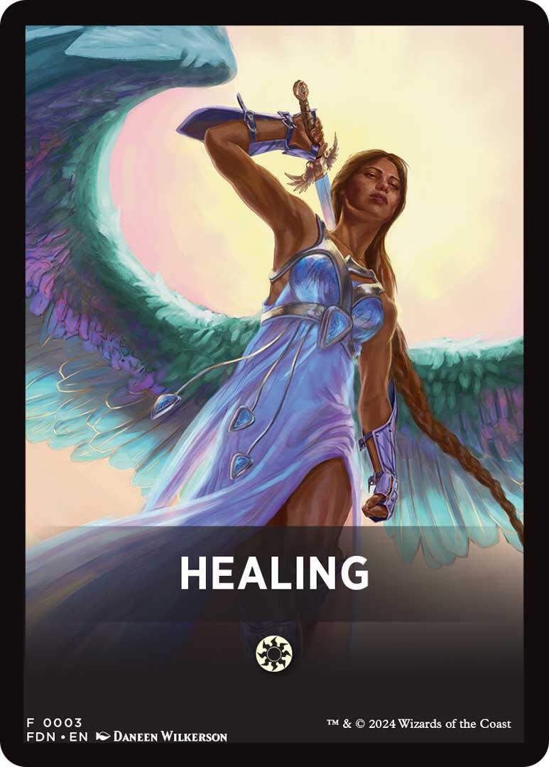 Healing Theme Card [Foundations] | Shuffle n Cut Hobbies & Games