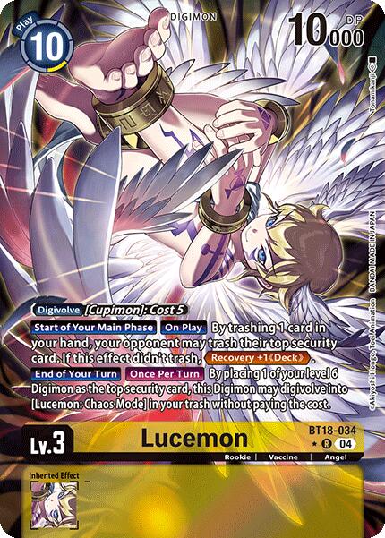 Lucemon [BT18-034] (Alternate Art) [Release Special Booster 2.0] | Shuffle n Cut Hobbies & Games