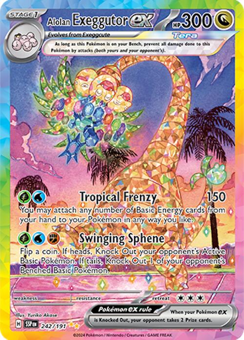 Alolan Exeggutor ex (242/191) [Scarlet & Violet: Surging Sparks] | Shuffle n Cut Hobbies & Games