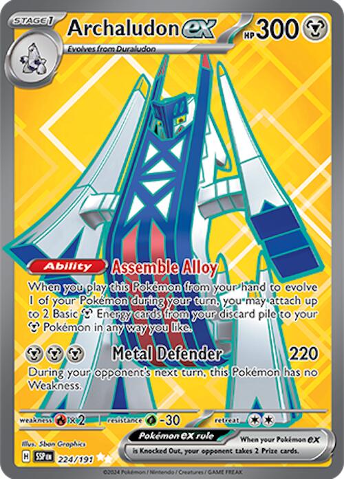 Archaludon ex (224/191) [Scarlet & Violet: Surging Sparks] | Shuffle n Cut Hobbies & Games