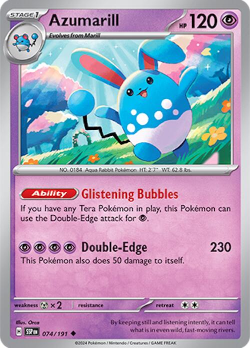 Azumarill (074/191) [Scarlet & Violet: Surging Sparks] | Shuffle n Cut Hobbies & Games