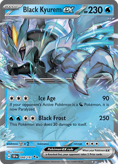 Black Kyurem ex (048/191) [Scarlet & Violet: Surging Sparks] | Shuffle n Cut Hobbies & Games