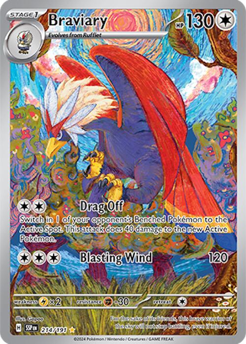 Braviary (214/191) [Scarlet & Violet: Surging Sparks] | Shuffle n Cut Hobbies & Games