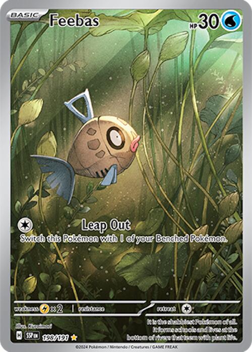 Feebas (198/191) [Scarlet & Violet: Surging Sparks] | Shuffle n Cut Hobbies & Games