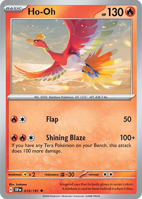 Ho-Oh (019/191) [Scarlet & Violet: Surging Sparks] | Shuffle n Cut Hobbies & Games