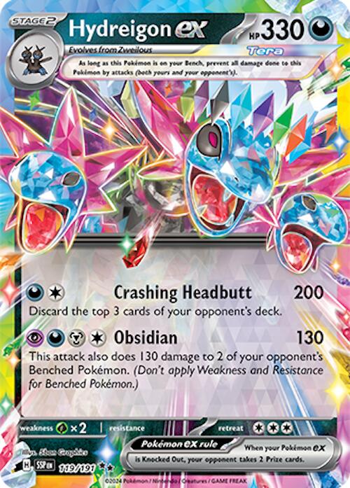 Hydreigon ex (119/191) [Scarlet & Violet: Surging Sparks] | Shuffle n Cut Hobbies & Games