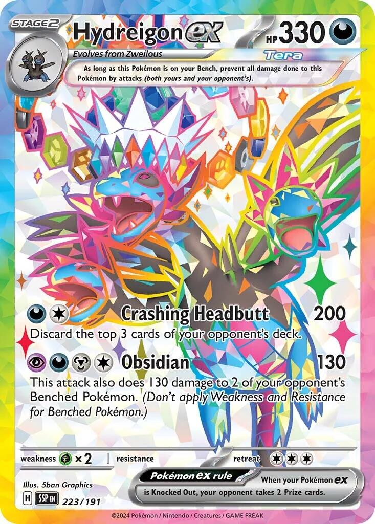 Hydreigon ex (223/191) [Scarlet & Violet: Surging Sparks] | Shuffle n Cut Hobbies & Games