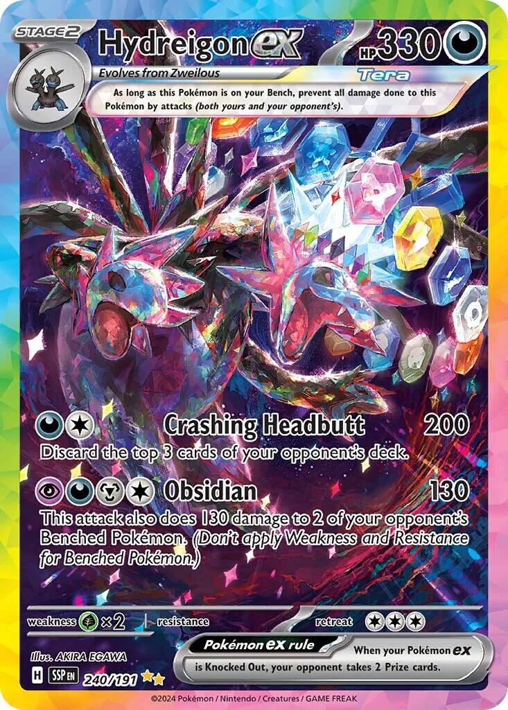 Hydreigon ex (240/191) [Scarlet & Violet: Surging Sparks] | Shuffle n Cut Hobbies & Games