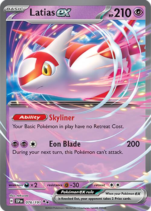 Latias ex (076/191) [Scarlet & Violet: Surging Sparks] | Shuffle n Cut Hobbies & Games