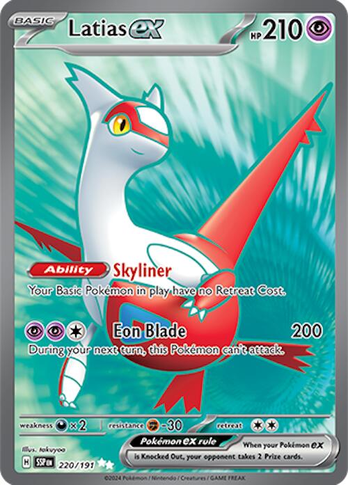 Latias ex (220/191) [Scarlet & Violet: Surging Sparks] | Shuffle n Cut Hobbies & Games