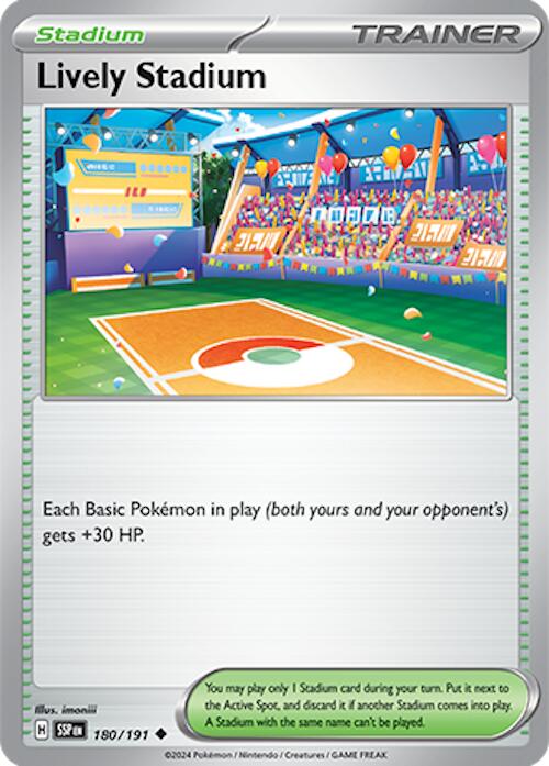 Lively Stadium (180/191) [Scarlet & Violet: Surging Sparks] | Shuffle n Cut Hobbies & Games