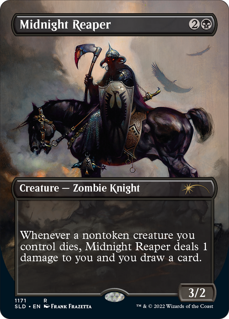 Midnight Reaper (Borderless) [Secret Lair Drop Series] | Shuffle n Cut Hobbies & Games