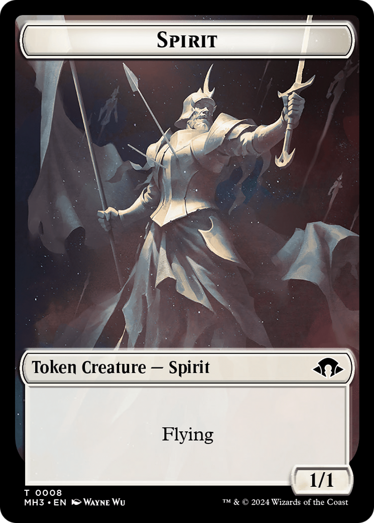 Eldrazi Spawn // Spirit (0008) Double-Sided Token [Modern Horizons 3 Tokens] | Shuffle n Cut Hobbies & Games