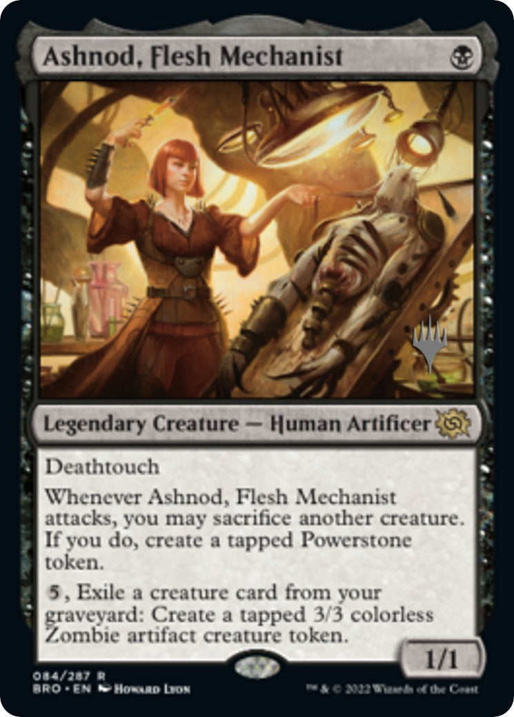 Ashnod, Flesh Mechanist (Promo Pack) [The Brothers' War Promos] | Shuffle n Cut Hobbies & Games