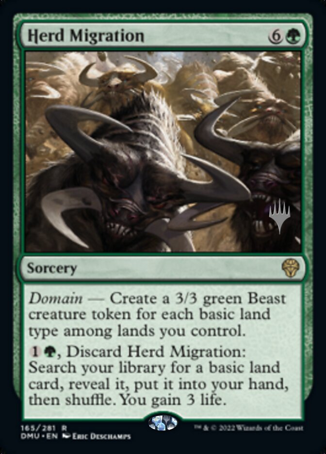 Herd Migration (Promo Pack) [Dominaria United Promos] | Shuffle n Cut Hobbies & Games