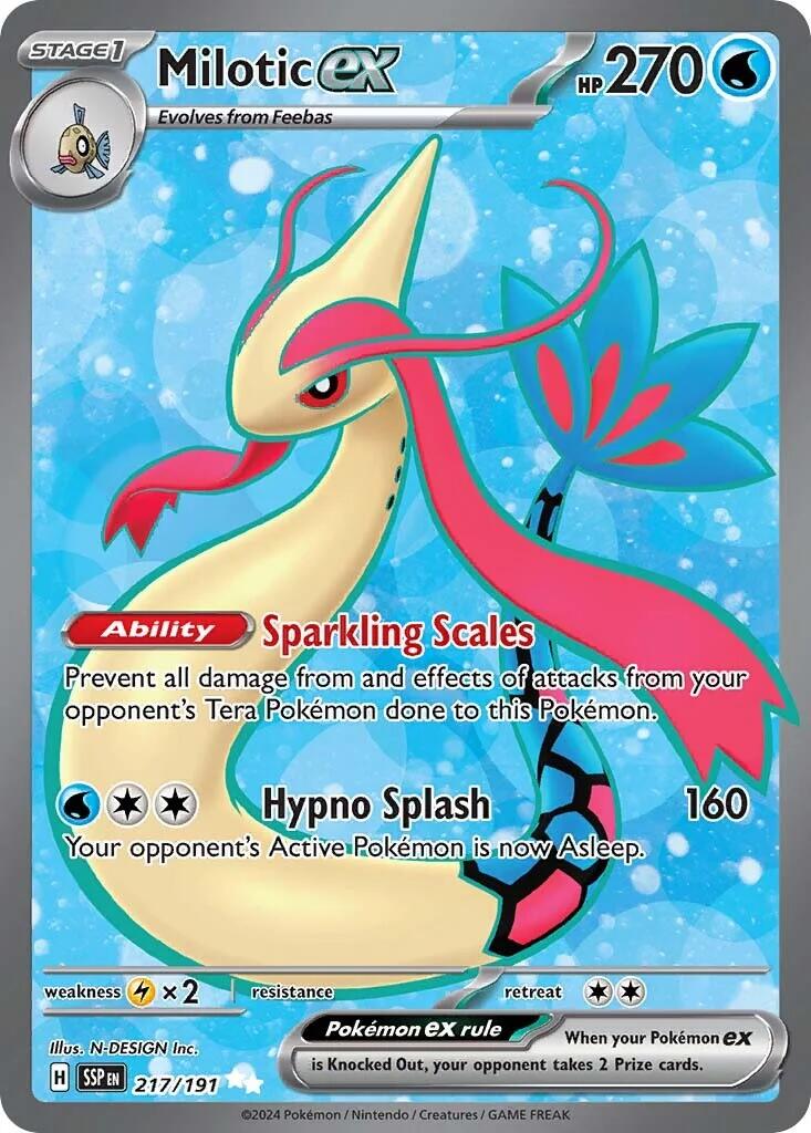 Milotic ex (217/191) [Scarlet & Violet: Surging Sparks] | Shuffle n Cut Hobbies & Games