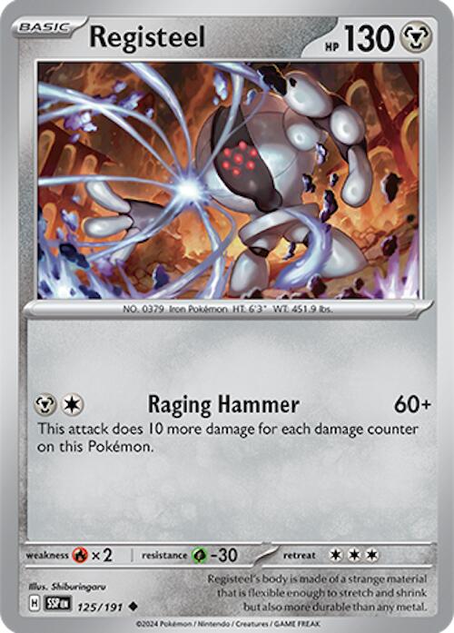 Registeel (125/191) [Scarlet & Violet: Surging Sparks] | Shuffle n Cut Hobbies & Games