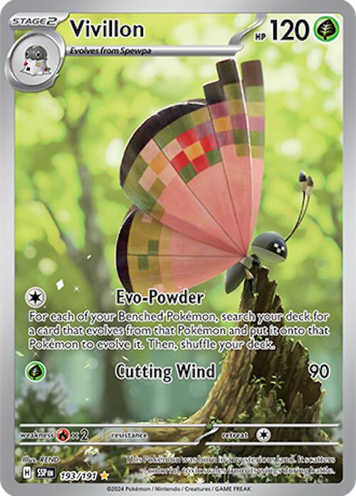 Vivillon (193/191) [Scarlet & Violet: Surging Sparks] | Shuffle n Cut Hobbies & Games