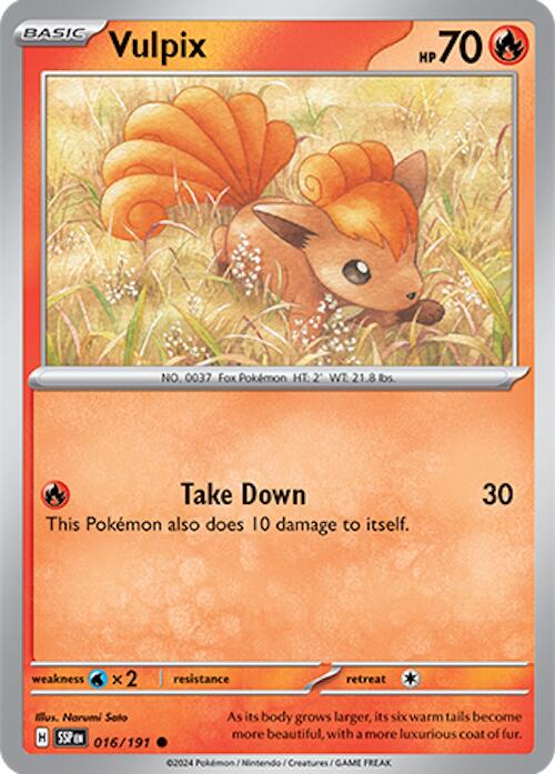 Vulpix (016/191) [Scarlet & Violet: Surging Sparks] | Shuffle n Cut Hobbies & Games