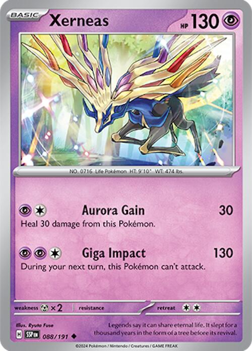 Xerneas (088/191) [Scarlet & Violet: Surging Sparks] | Shuffle n Cut Hobbies & Games