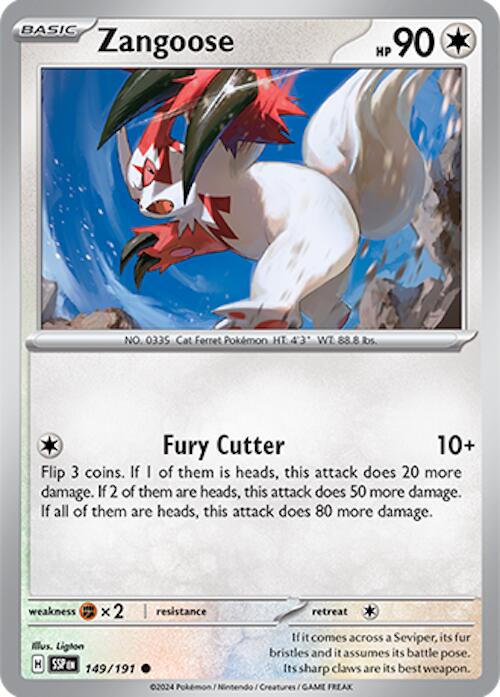 Zangoose (149/191) [Scarlet & Violet: Surging Sparks] | Shuffle n Cut Hobbies & Games